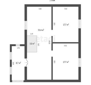 Дача 163м², 2-этажный, участок 6 сот.  