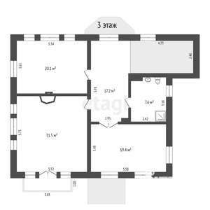 Дом 330м², 3-этажный, участок 15 сот.  