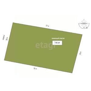 Дом 45м&sup2;, 1-этажный, участок 8 сот.  