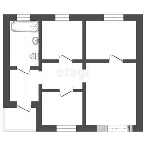 Дом 90м², 1-этажный, участок 5 сот.  