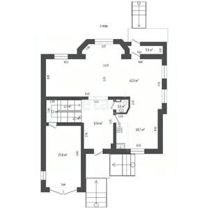 Дом 360м², 3-этажный, участок 14 сот.  