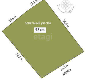 Дача 20м², 2-этажный, участок 9 сот.  