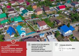 Дача 160м², 2-этажный, участок 6 сот.  