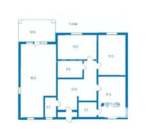 Дом 135м&sup2;, 2-этажный, участок 5 сот.  