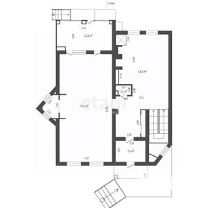 Дом 717м², 2-этажный, участок 15 сот.  