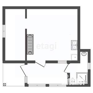 Дом 43м&sup2;, 1-этажный, участок 9 сот.  