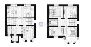 Коттедж 160м&sup2;, 2-этажный, участок 9 сот.  
