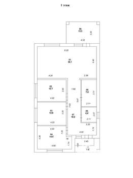 Дом 130м², 1-этажный, участок 5 сот.  