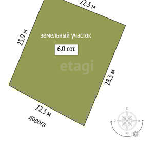 Дом 90м², 1-этажный, участок 6 сот.  