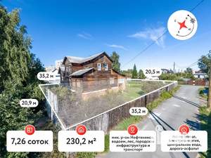 Дом 230м&sup2;, 2-этажный, участок 7 сот.  
