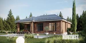 Дом 126м&sup2;, 1-этажный, участок 8 сот.  