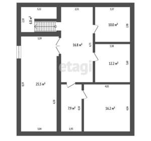 Дом 341м², 3-этажный, участок 12 сот.  