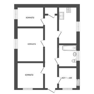 Коттедж 100м², 1-этажный, участок 5 сот.  
