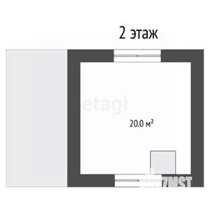 Дом 40м², 2-этажный, участок 9 сот.  