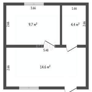 Дача 30м², 1-этажный, участок 513 сот.  