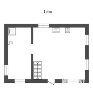 Коттедж 75м², 2-этажный, участок 7 сот.  