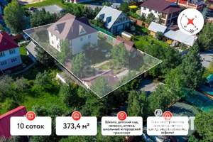 Дом 373м&sup2;, 3-этажный, участок 10 сот.  