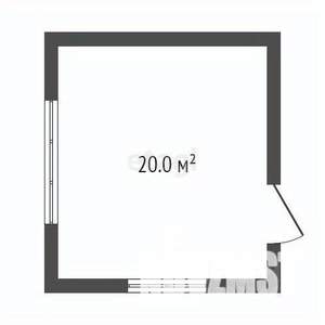 Дом 20м&sup2;, 1-этажный, участок 6 сот.  