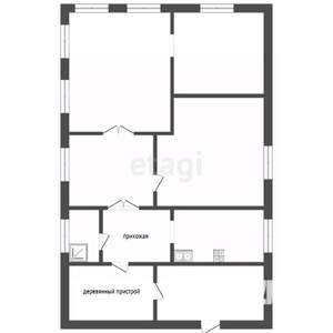 Дом 68м&sup2;, 1-этажный, участок 11 сот.  