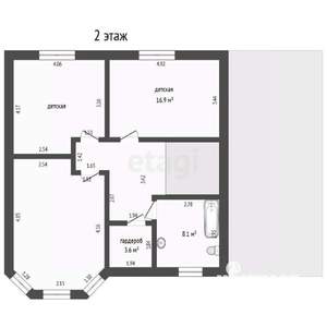 Дом 150м&sup2;, 2-этажный, участок 5 сот.  