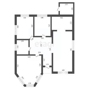 Дом 107м², 1-этажный, участок 8 сот.  