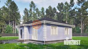 Дом 81м&sup2;, 1-этажный, участок 1 сот.  