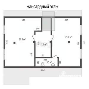 Дом 300м², 4-этажный, участок 9 сот.  