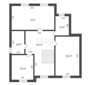 Дом 192м², 2-этажный, участок 7 сот.  