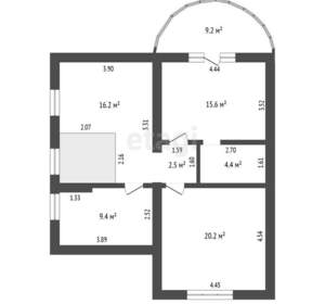 Дом 147м², 2-этажный, участок 15 сот.  