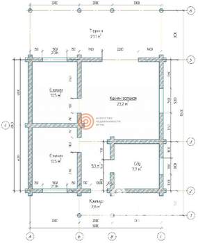 Дом 83м&sup2;, 1-этажный, участок 1 сот.  