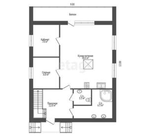Дом 160м², 2-этажный, участок 49 сот.  