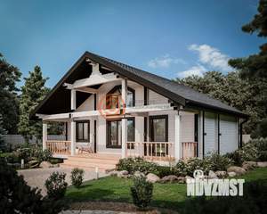 Дом 83м&sup2;, 2-этажный, участок 1 сот.  