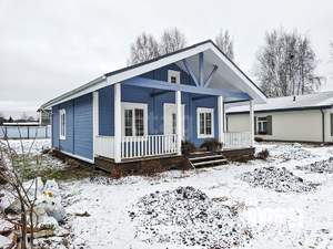 Дом 60м&sup2;, 1-этажный, участок 8 сот.  