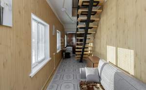 Дом 130м&sup2;, 2-этажный, участок 7 сот.  