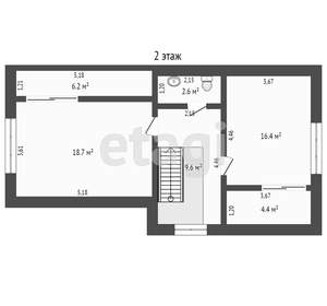 Дом 170м², 3-этажный, участок 3 сот.  