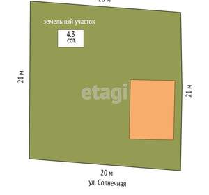 Дача 78м², 2-этажный, участок 4 сот.  