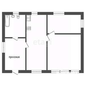 Дом 73м&sup2;, 1-этажный, участок 7 сот.  