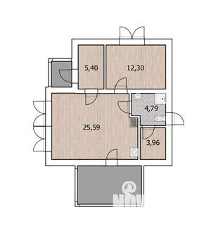 Дача 52м², 1-этажный, участок 8 сот.  