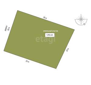 Дом 160м², 1-этажный, участок 6 сот.  
