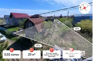 Дом 36м&sup2;, 2-этажный, участок 5 сот.  