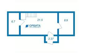 Дом 90м&sup2;, 2-этажный, участок 6 сот.  