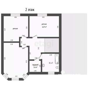 Дом 150м², 2-этажный, участок 5 сот.  