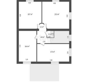 Дом 182м², 2-этажный, участок 8 сот.  