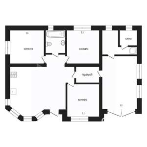 Коттедж 150м², 1-этажный, участок 5 сот.  