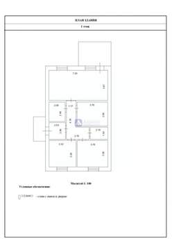 Коттедж 85м², 1-этажный, участок 5 сот.  