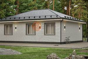 Дом 71м², 1-этажный, участок 1 сот.  