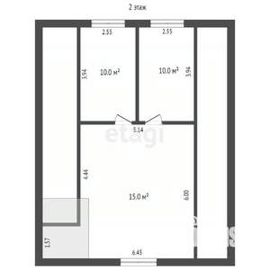 Дом 135м&sup2;, 2-этажный, участок 5 сот.  