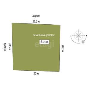 Дом 12м&sup2;, 1-этажный, участок 4 сот.  