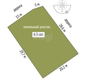 Дом 83м², 2-этажный, участок 6 сот.  
