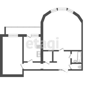 2-к квартира, на длительный срок, 83м2, 5/10 этаж